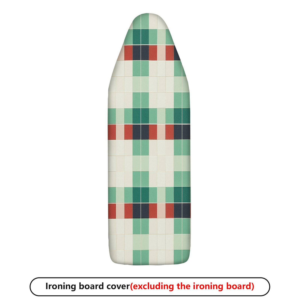 1-Piece Checkered Pattern Christmas Holiday Laundry theme  Ironing Board Cover, Universal Size, Without Board