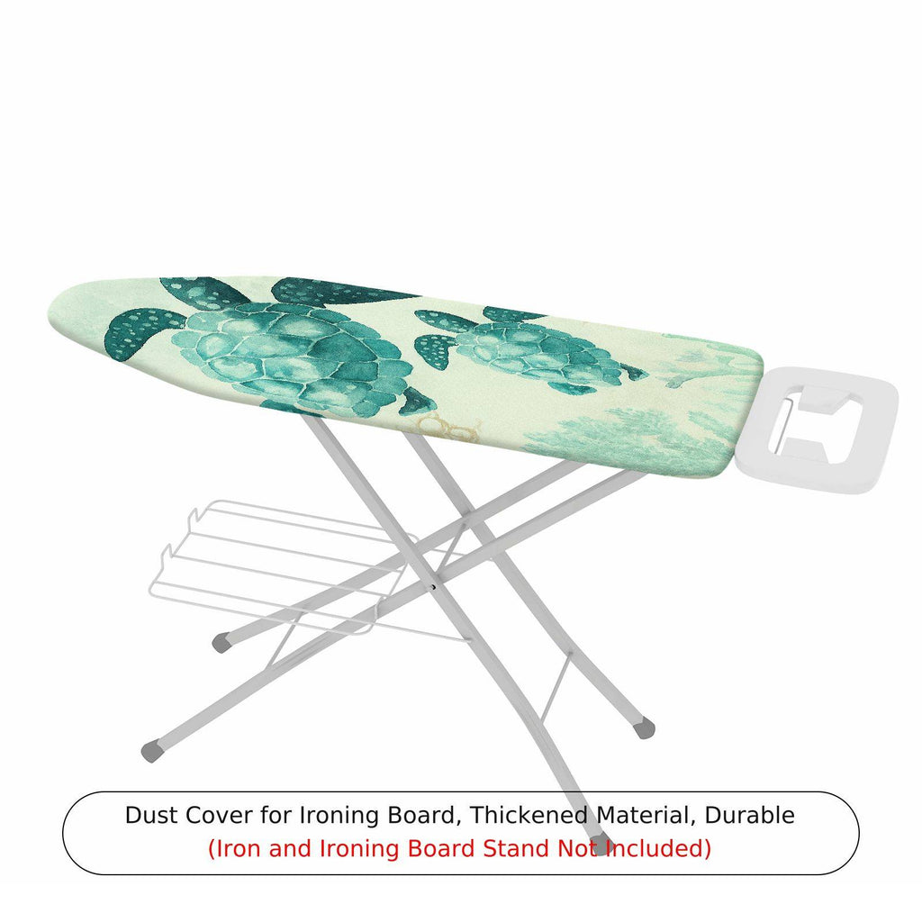 1-Piece Sea Turtle Ocean Beach  Ironing Board Cover, Universal Size, Without Board