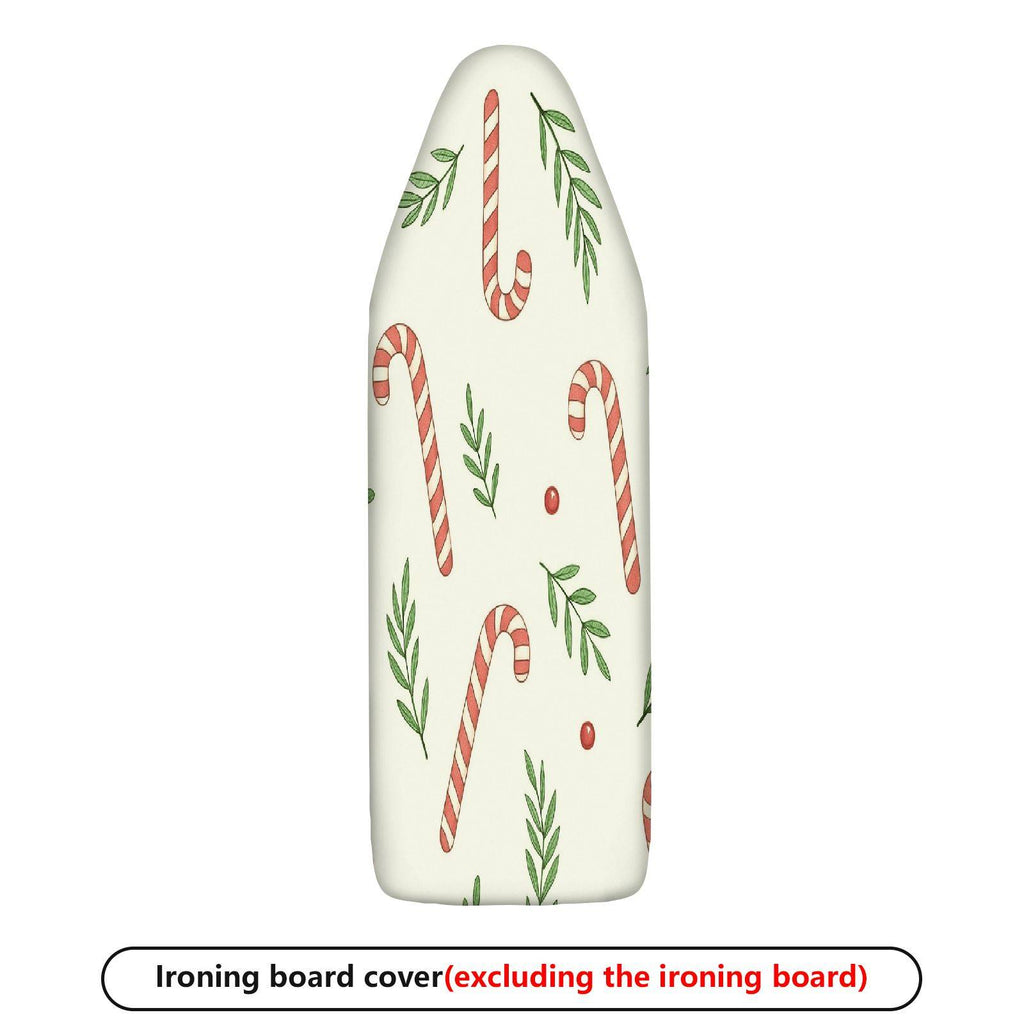 1-Piece Candy Cane Christmas Jolly  Ironing Board Cover, Universal Size, Without Board