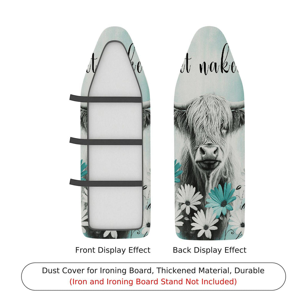1-Piece Animal Floral Text  Ironing Board Cover, Universal Size, Without Board