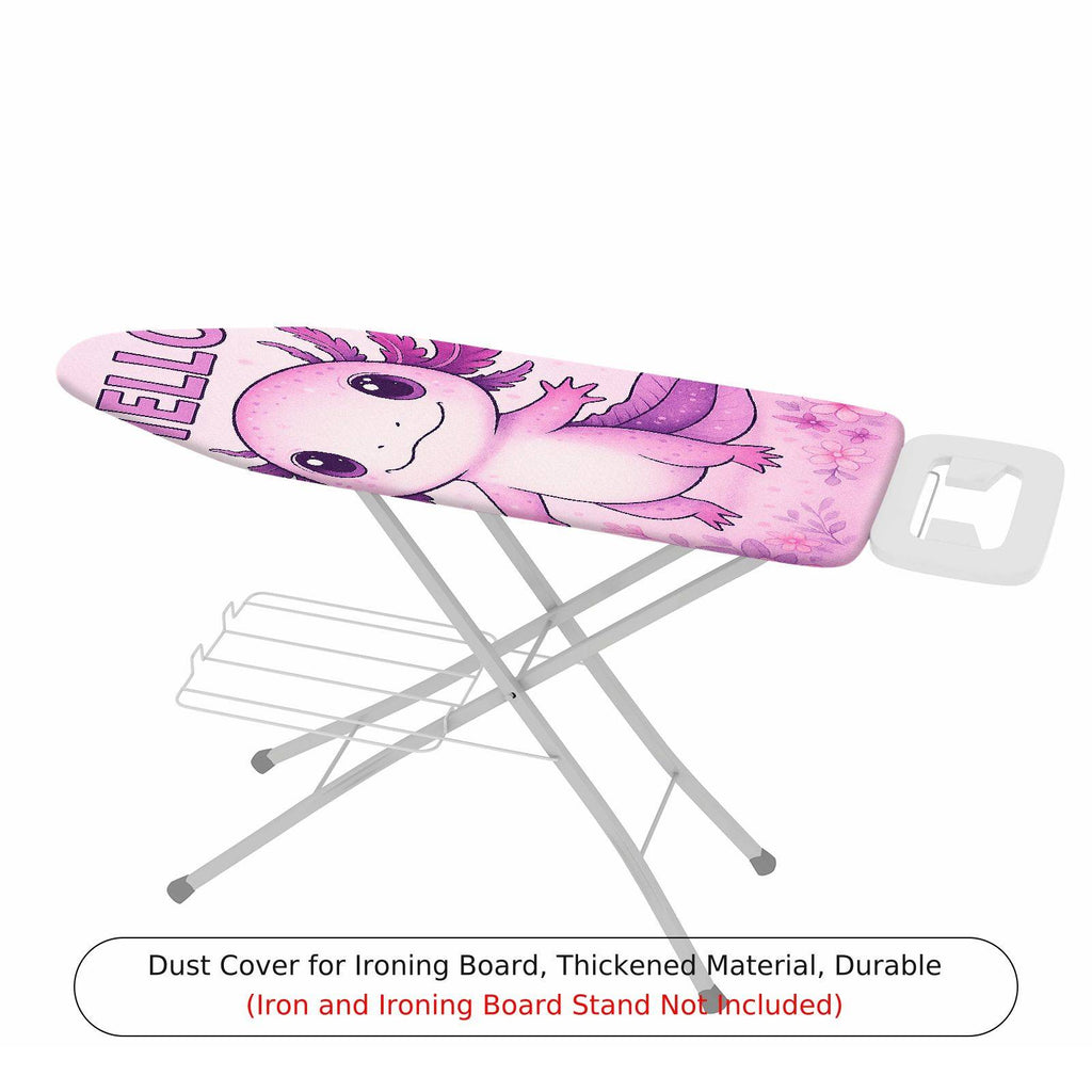 1-Piece Cute  Pink Axolotl  Ironing Board Cover, Universal Size, Without Board