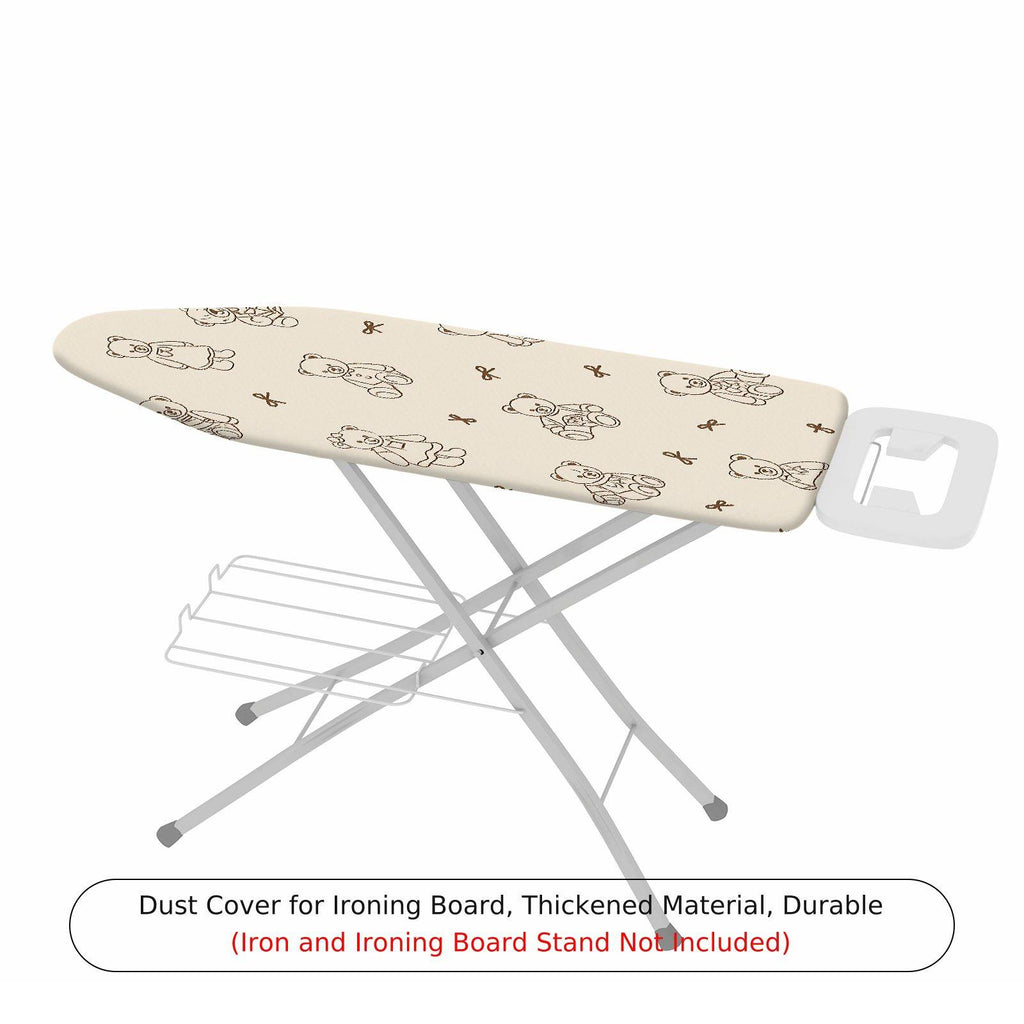 1-Piece Cute  Animal Print Beige  Ironing Board Cover, Universal Size, Without Board