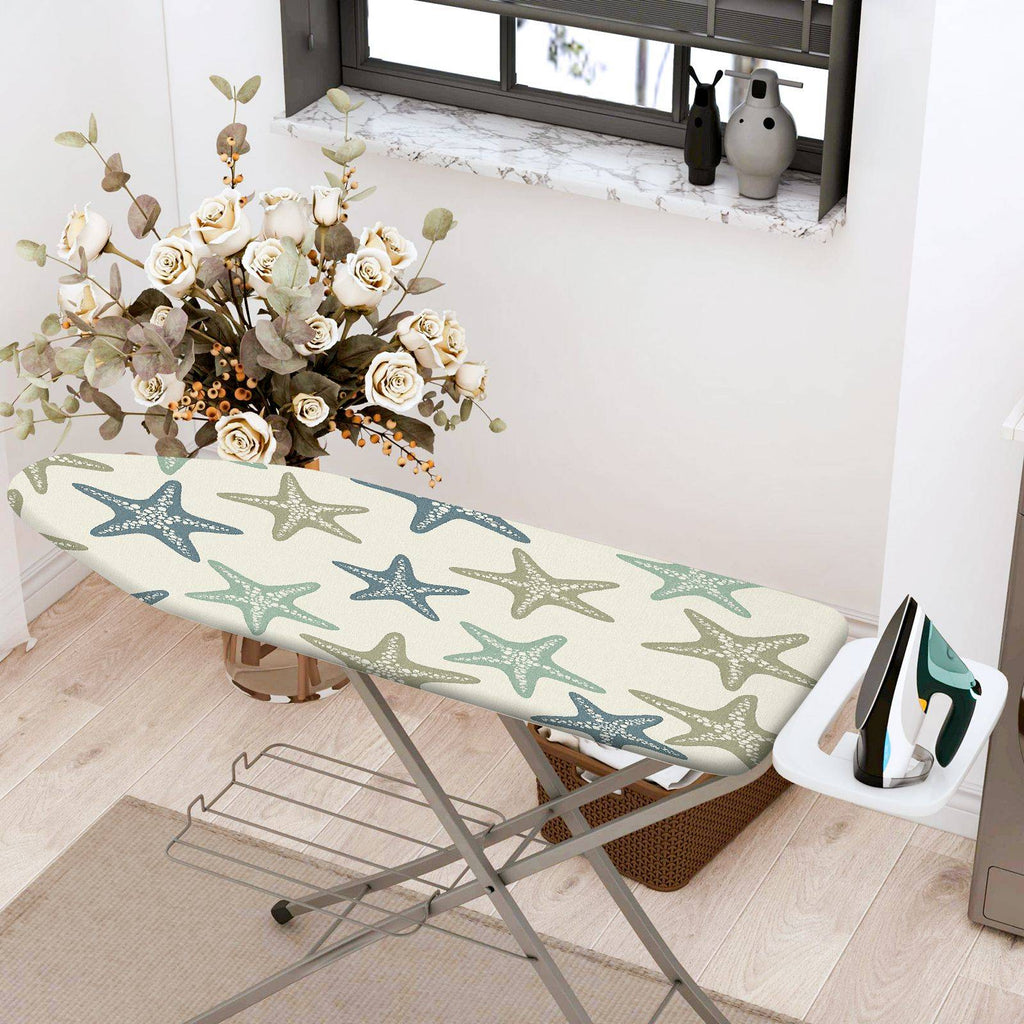 1-Piece Starfish Ocean Beach  Ironing Board Cover, Universal Size, Without Board