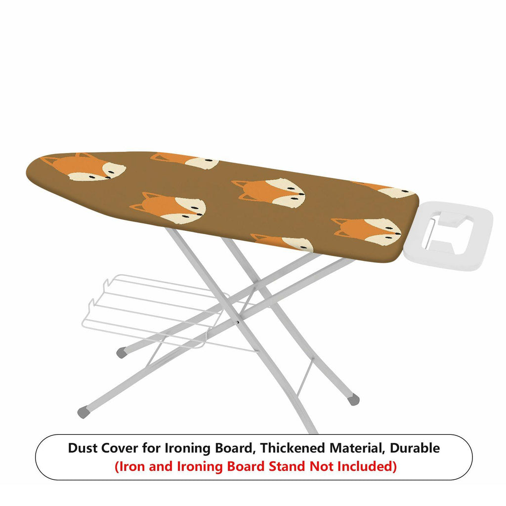 1-Piece Fox Animal Pattern Brown  Ironing Board Cover, Universal Size, Without Board