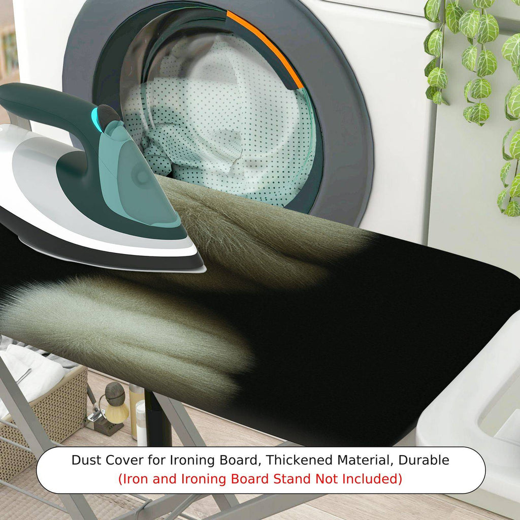 1-Piece Cat Paw Pattern Animal Black  Ironing Board Cover, Universal Size, Without Board