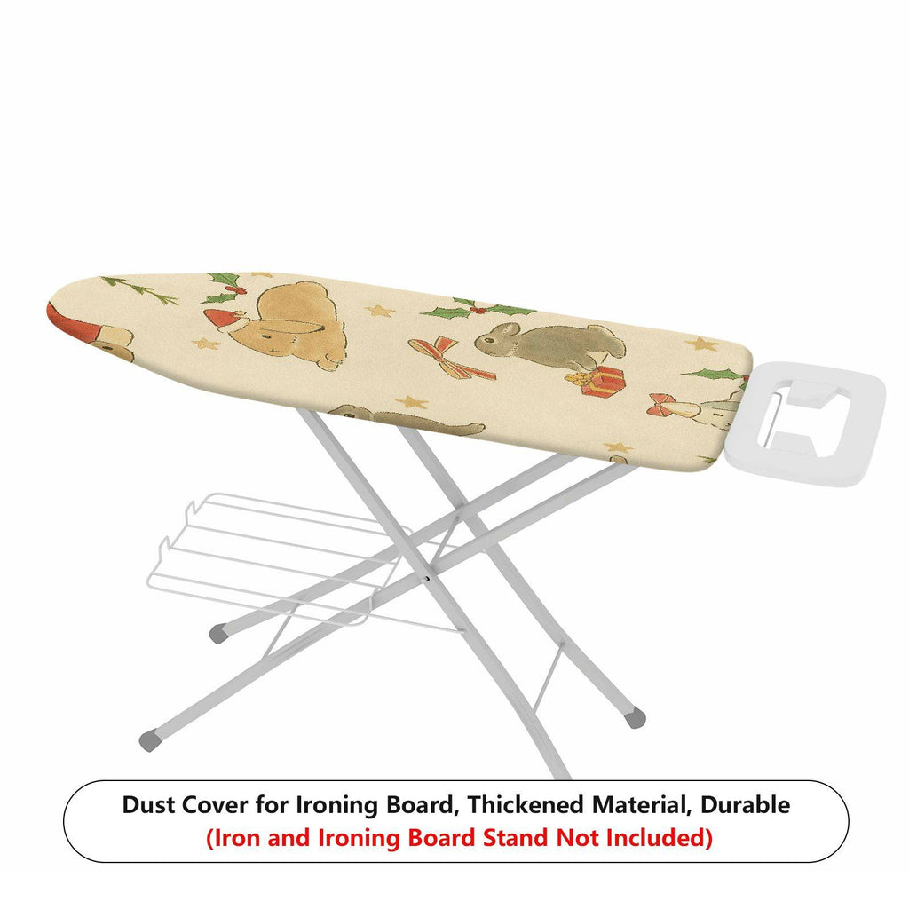 1-Piece Christmas Rabbit Gift  Ironing Board Cover, Universal Size, Without Board