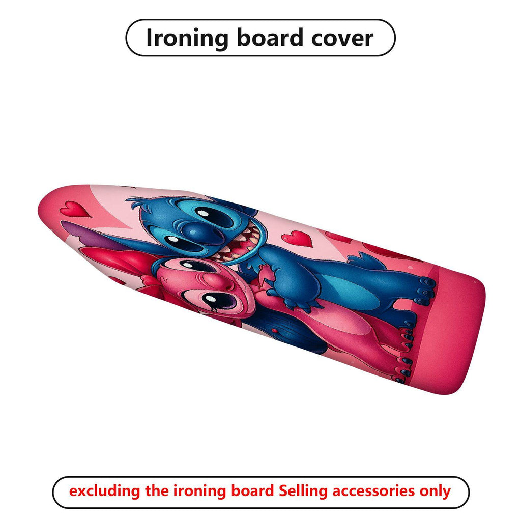 1-Piece Hearts Pink Blue  Ironing Board Cover, Universal Size, Without Board