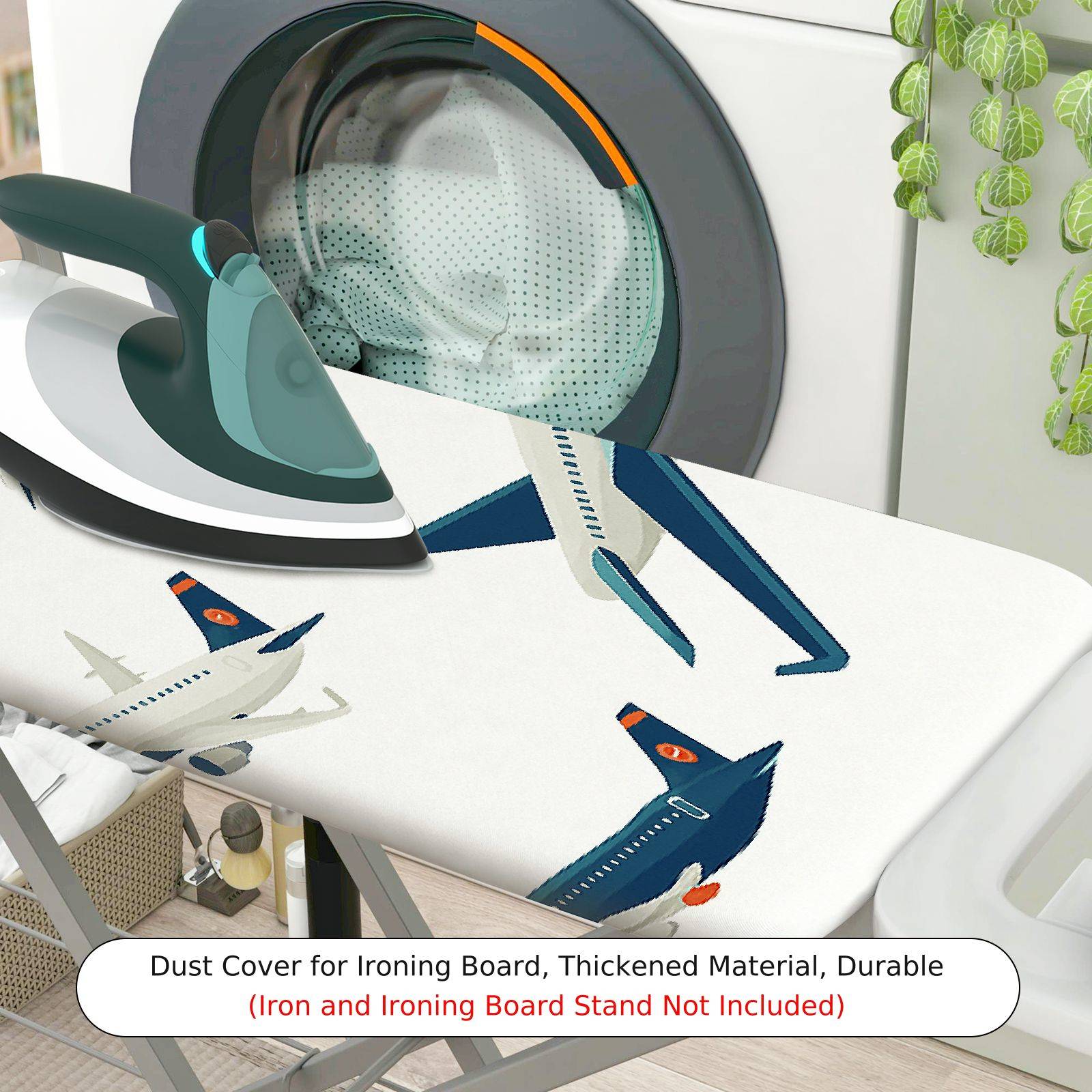 1-Piece Airplane Travel Aviation  Ironing Board Cover, Universal Size, Without Board