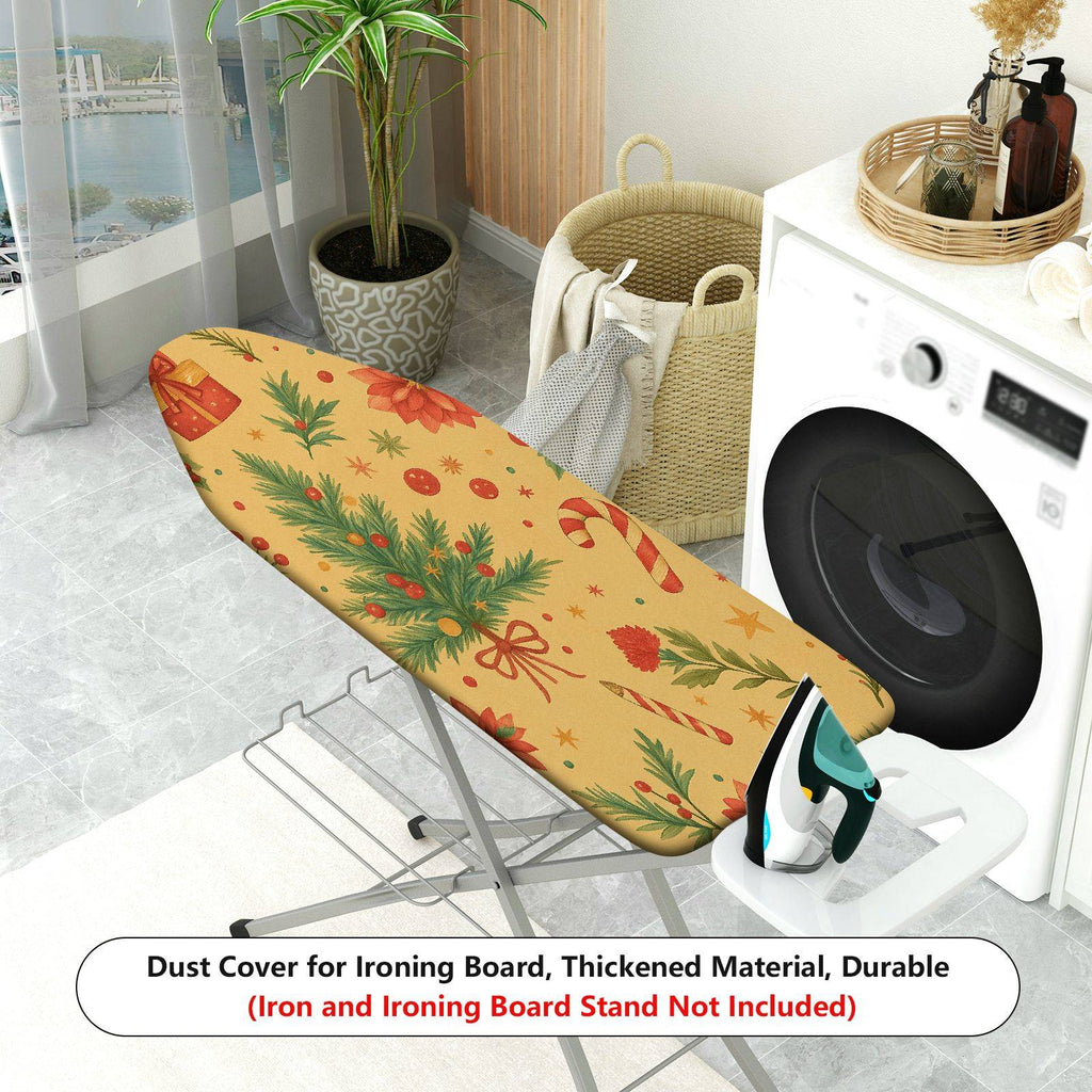 1-Piece Christmas Tree Candy Flower  Ironing Board Cover, Universal Size, Without Board