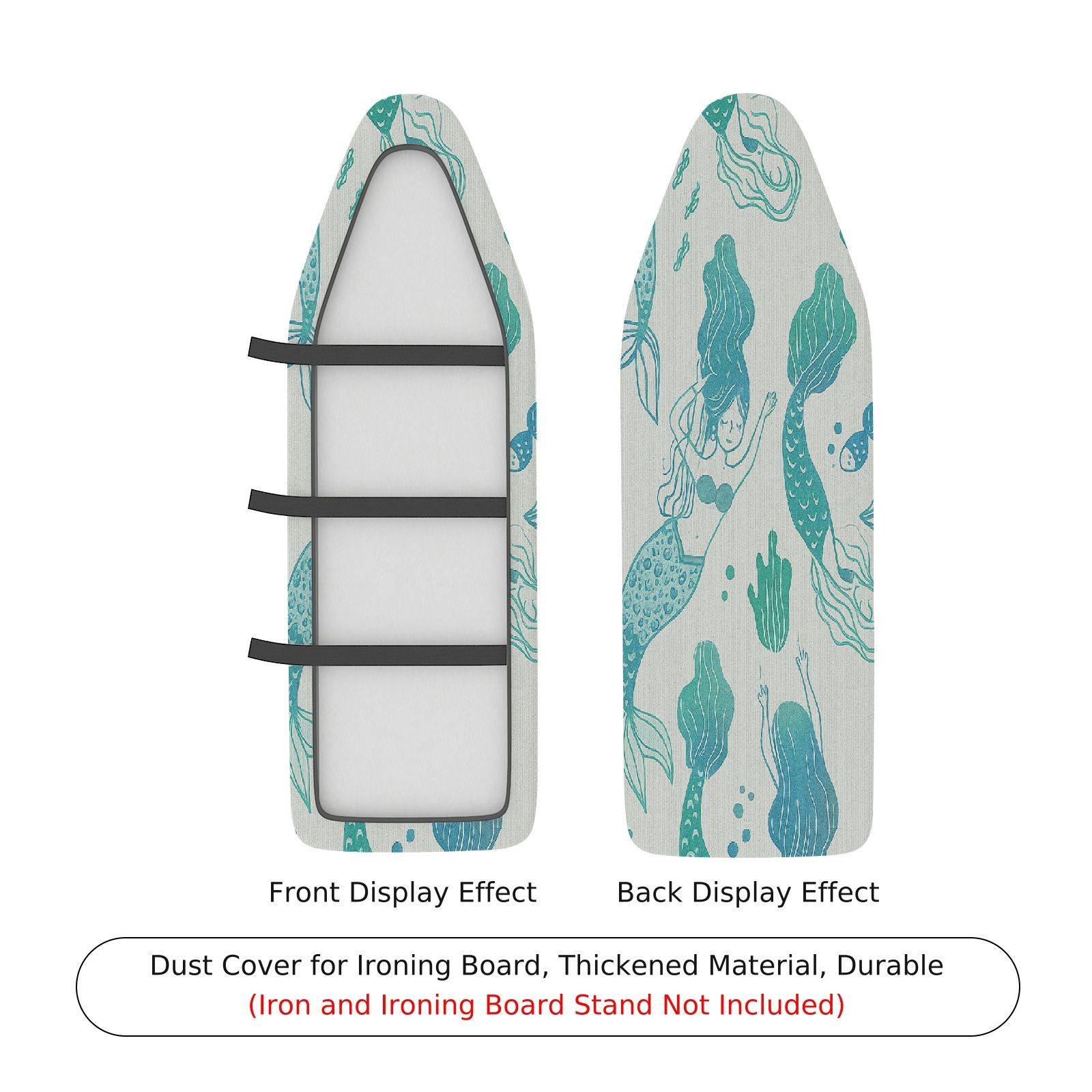 1-Piece Abstract Sea  Ironing Board Cover, Universal Size, Without Board