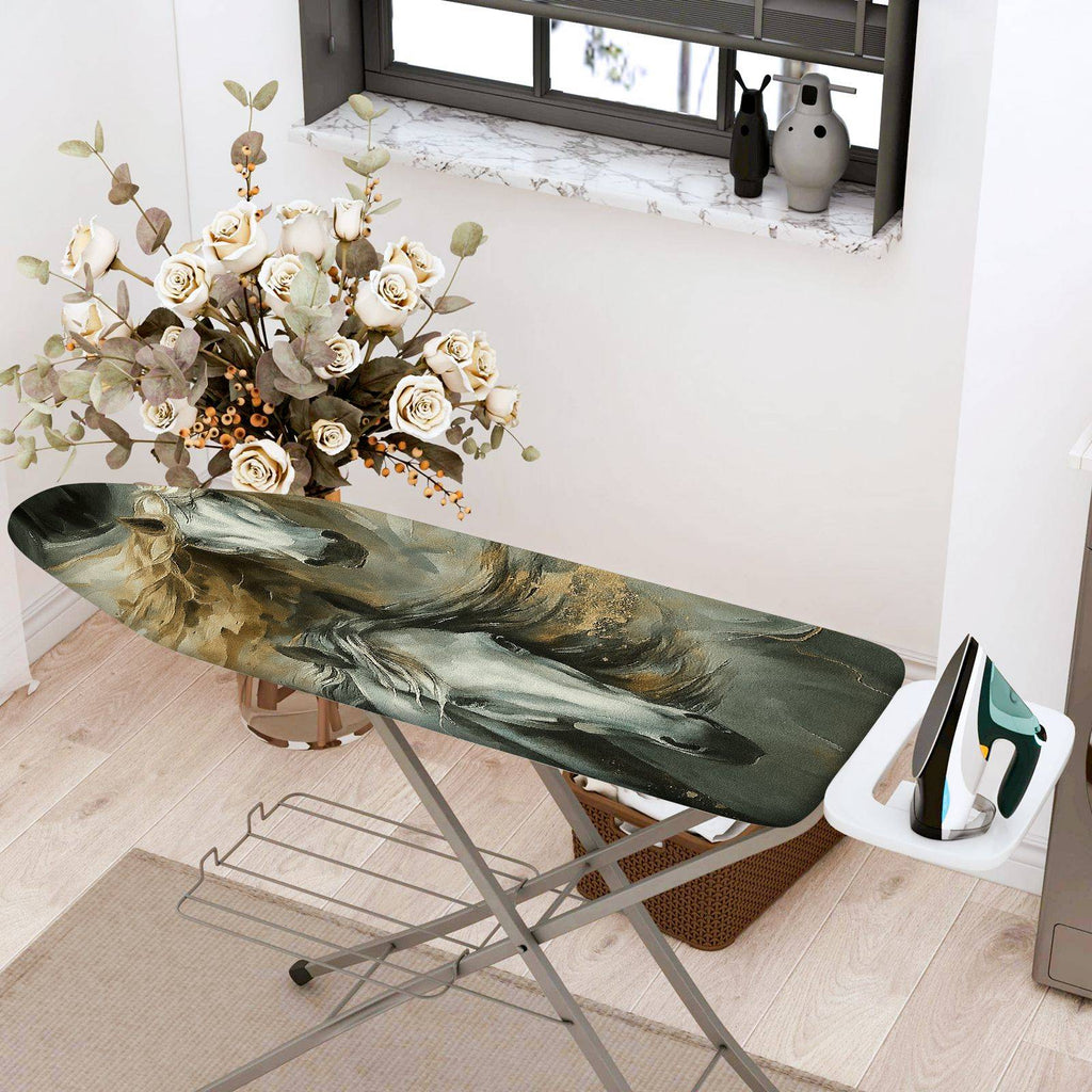 1-Piece Horse Art Animal Decorative  Ironing Board Cover, Universal Size, Without Board