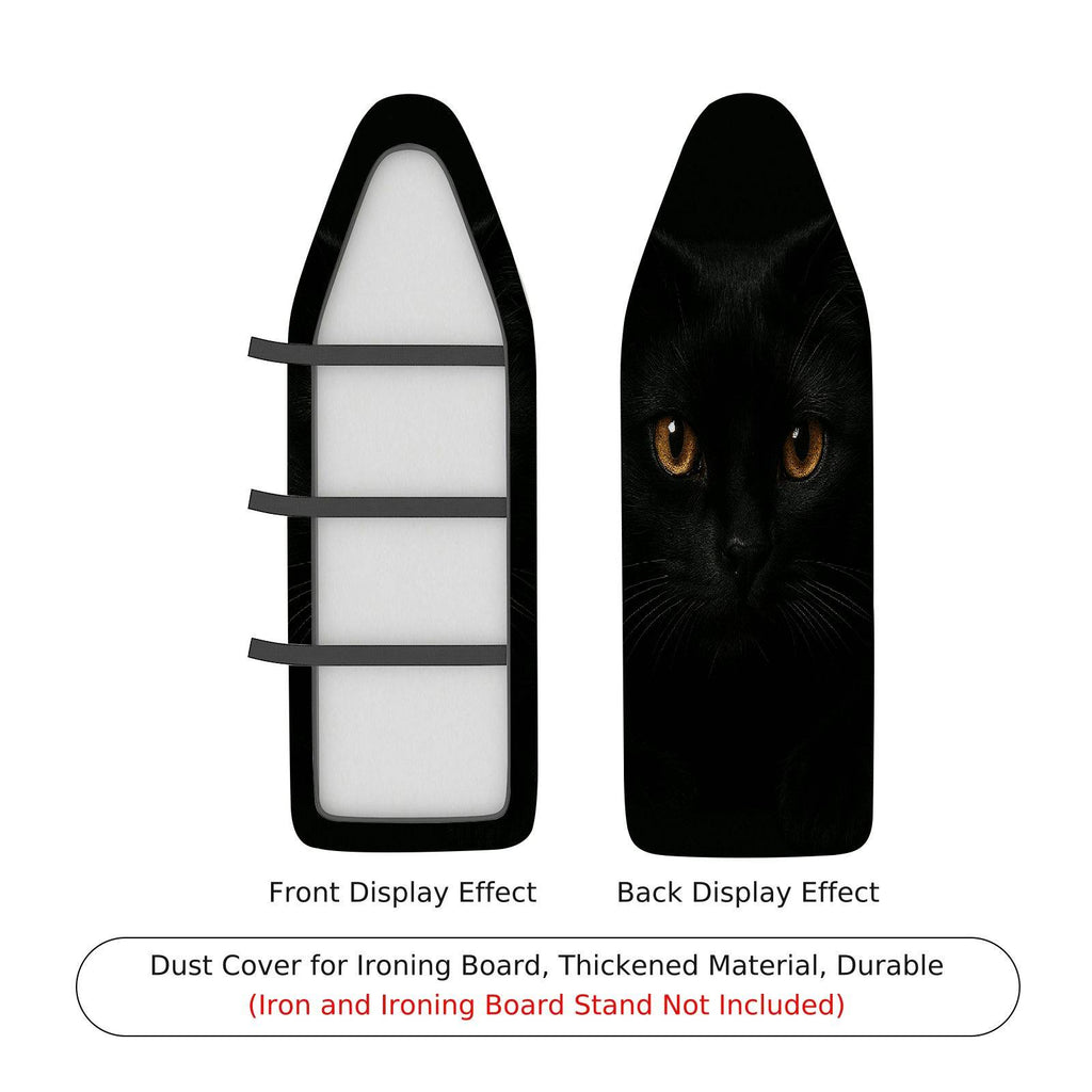 1-Piece Black Cat Animal Eyes  Ironing Board Cover, Universal Size, Without Board