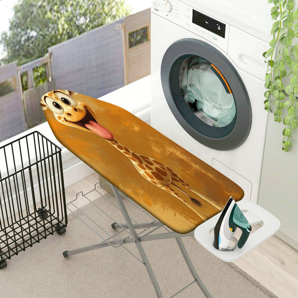 1-Piece Giraffe Animal Fun  Ironing Board Cover, Universal Size, Without Board