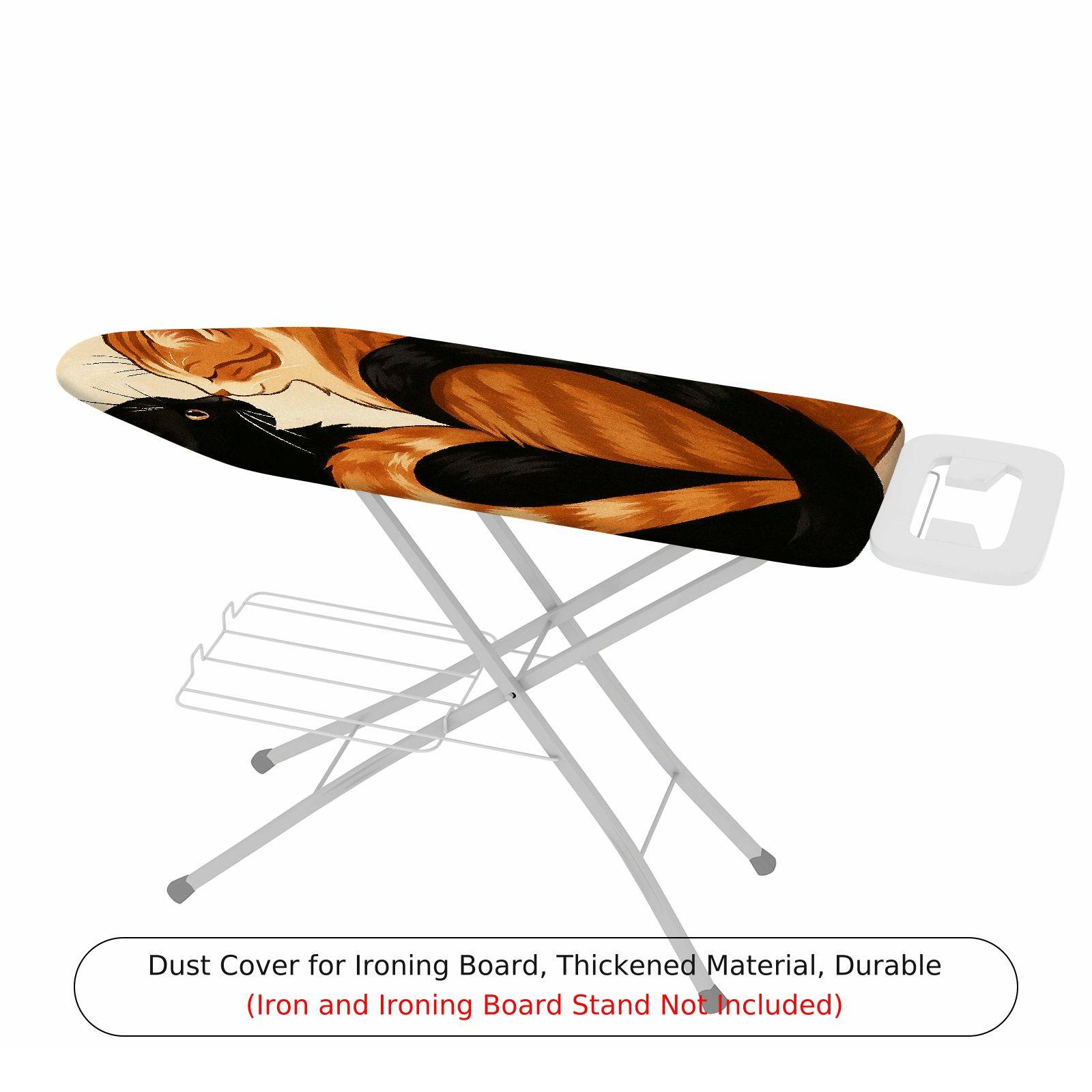 1-Piece Cat Pattern Artistic Animal  Ironing Board Cover, Universal Size, Without Board