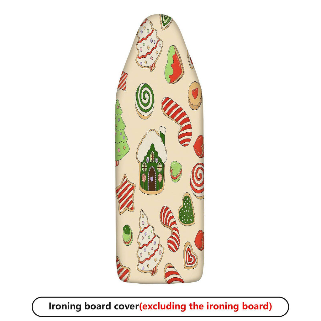 1-Piece Christmas Candy House Tree  Ironing Board Cover, Universal Size, Without Board