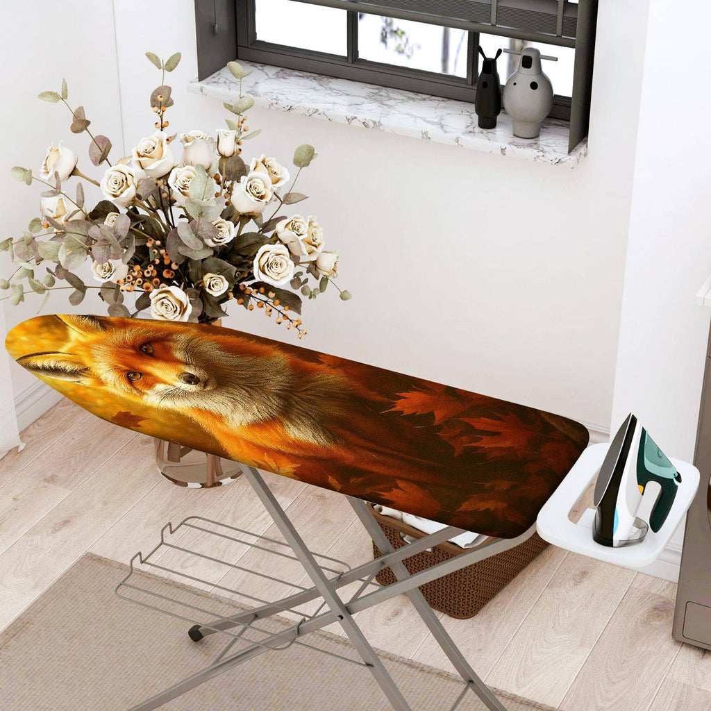 1-Piece Fox Animal Autumn  Ironing Board Cover, Universal Size, Without Board