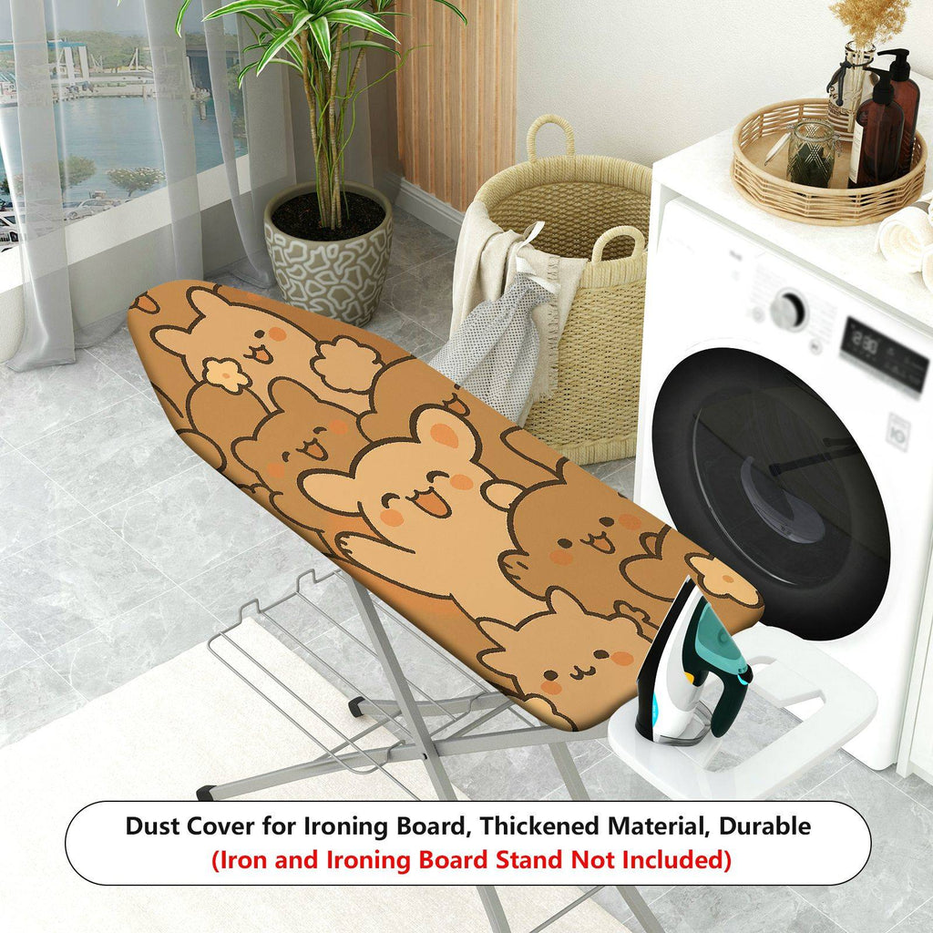 1-Piece Bear Cuteness Animal  Ironing Board Cover, Universal Size, Without Board