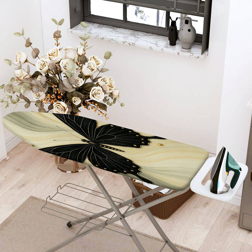 1-Piece Butterfly Elegant Abstract  Ironing Board Cover, Universal Size, Without Board