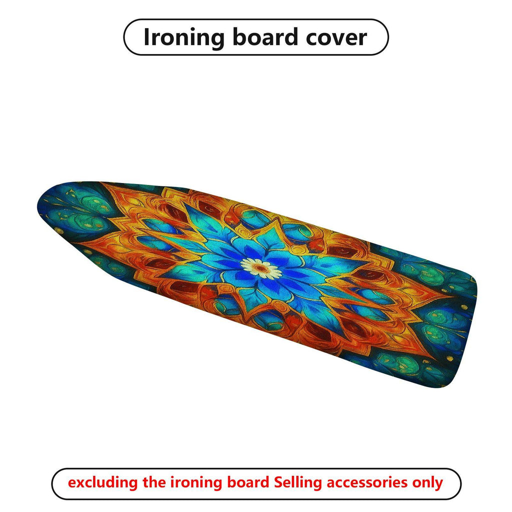 1-Piece Floral Abstract Bohemian  Ironing Board Cover, Universal Size, Without Board