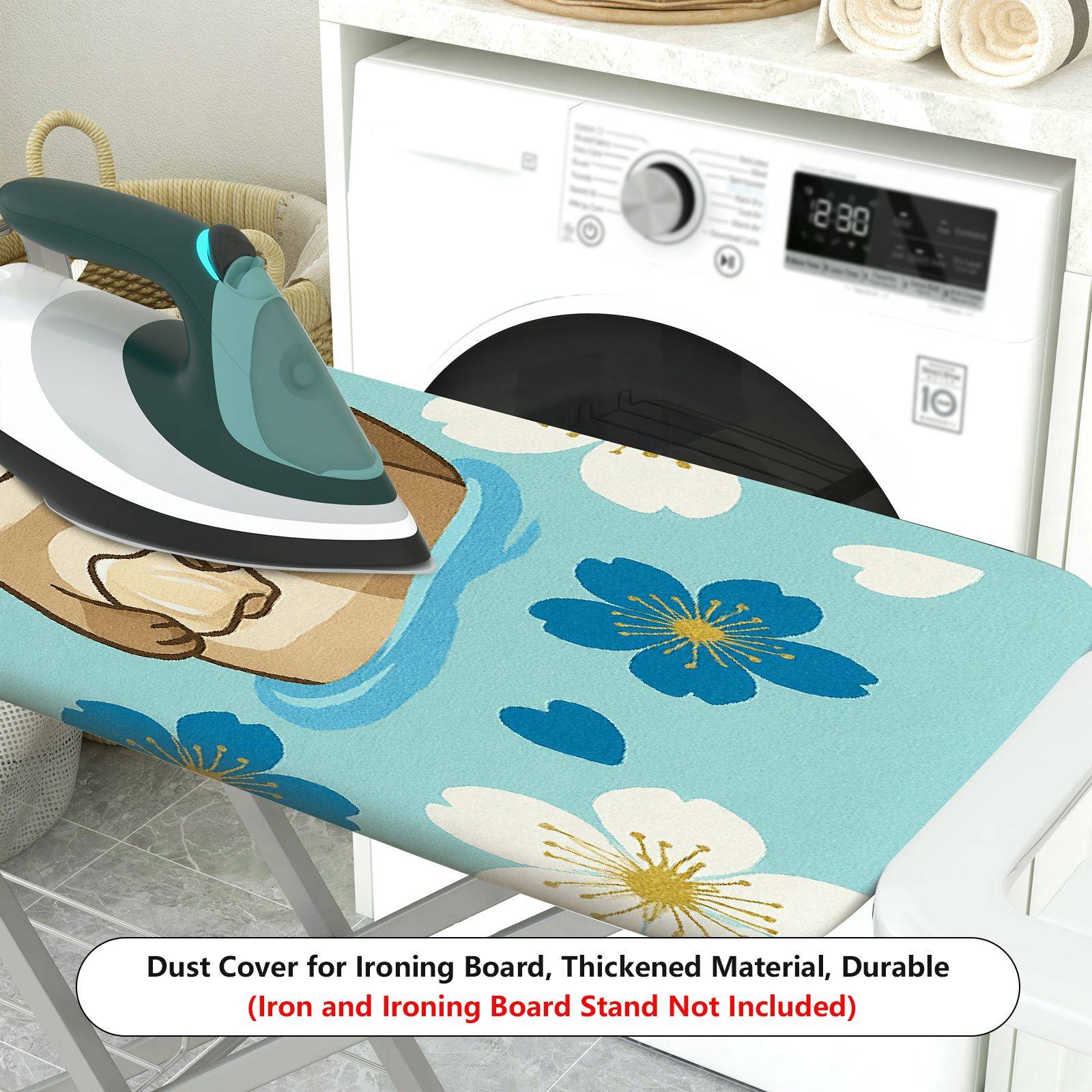 1-Piece Cute Animal  Floral  Ironing Board Cover, Universal Size, Without Board