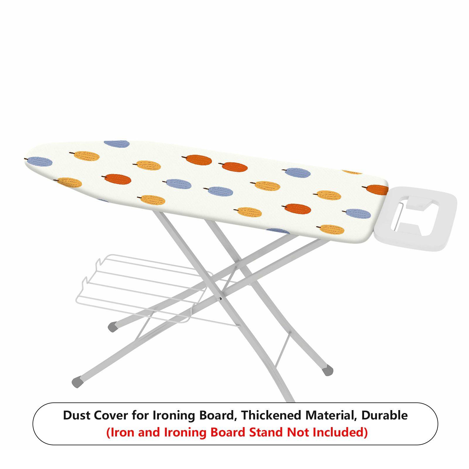 1-Piece Pumpkin Pattern Retro Autumn  Ironing Board Cover, Universal Size, Without Board