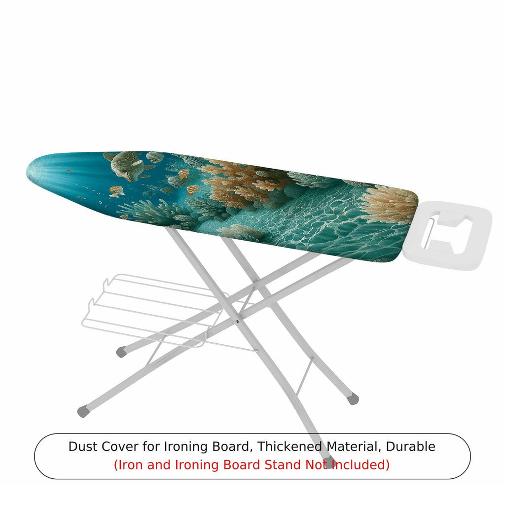 1-Piece Coral Sea Ocean Marine  Ironing Board Cover, Universal Size, Without Board