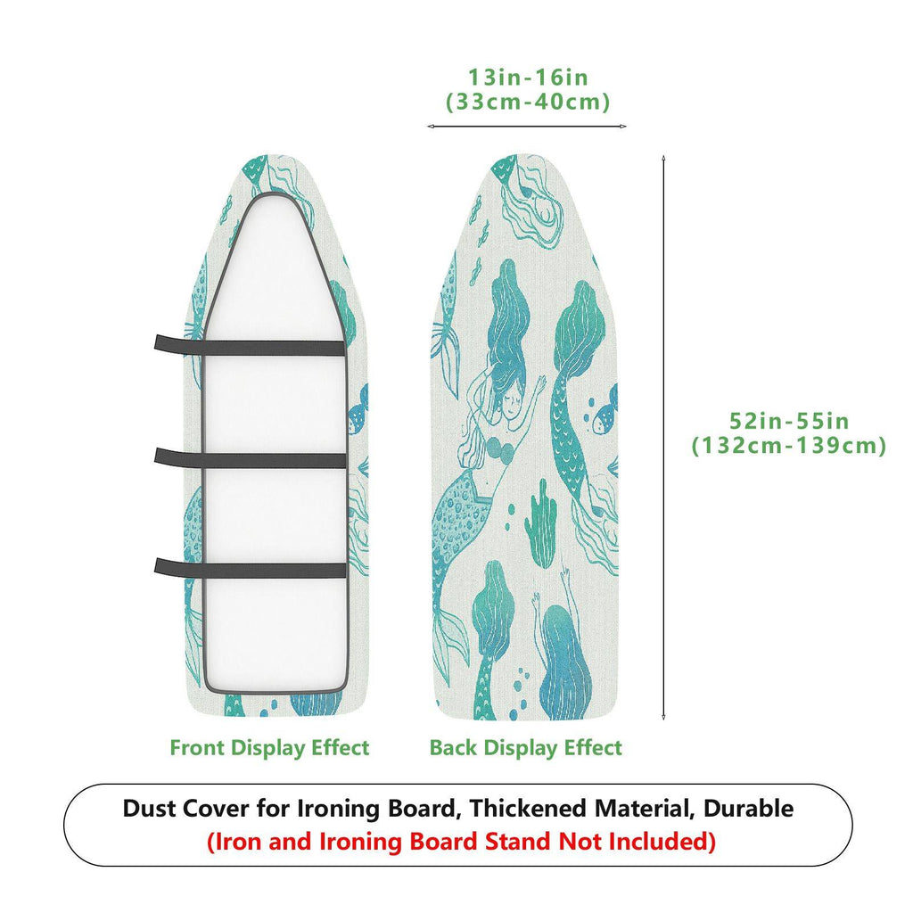 1-Piece Abstract Sea  Ironing Board Cover, Universal Size, Without Board