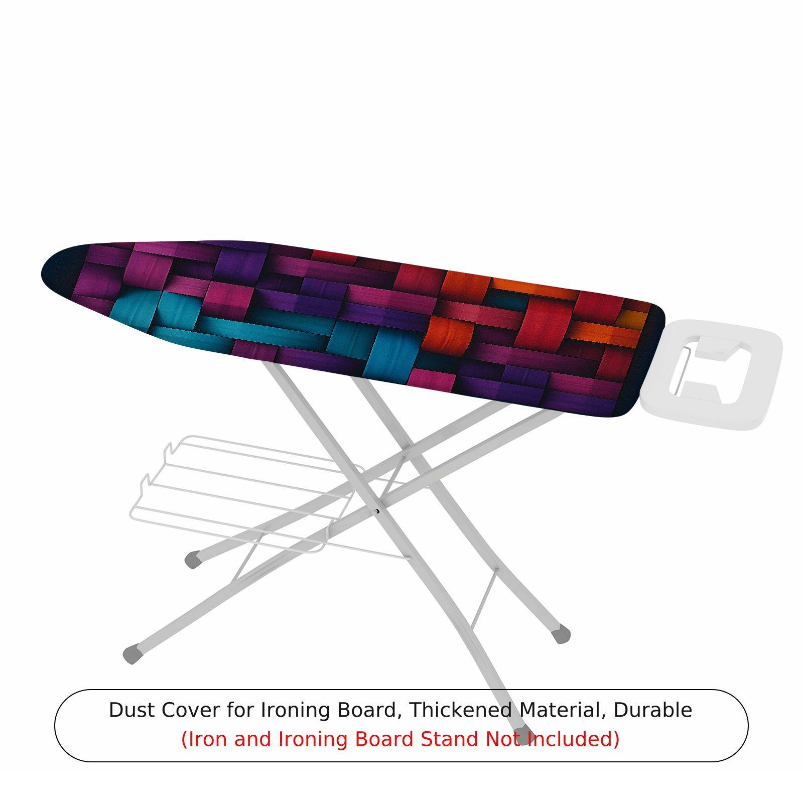 1-Piece Geometric Colorful Abstract  Ironing Board Cover, Universal Size, Without Board