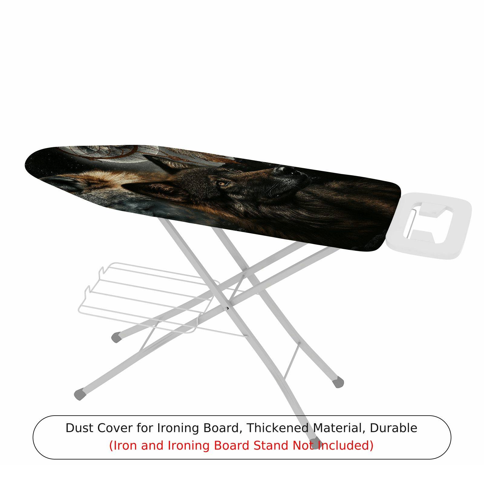 1-Piece Wolf Forest Animal  Ironing Board Cover, Universal Size, Without Board