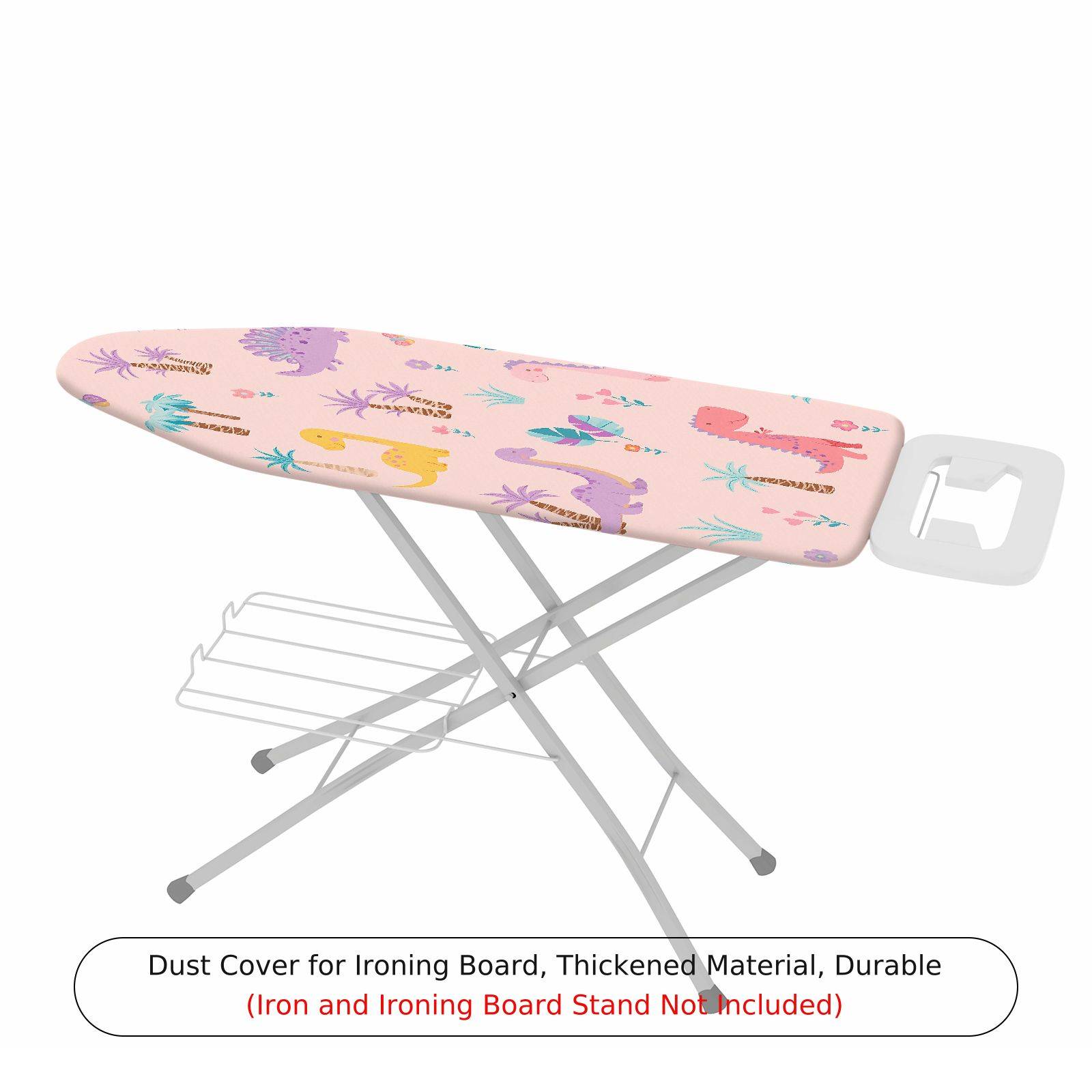 1-Piece Dinosaur Animal Pastel  Ironing Board Cover, Universal Size, Without Board