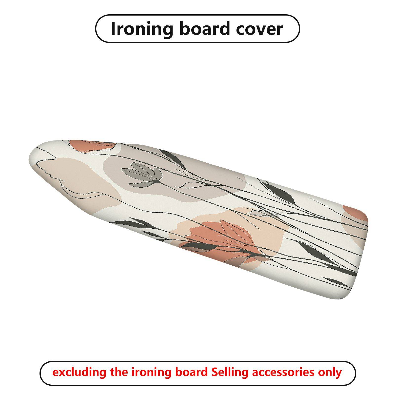 1-Piece Floral Abstract Modern  Ironing Board Cover, Universal Size, Without Board