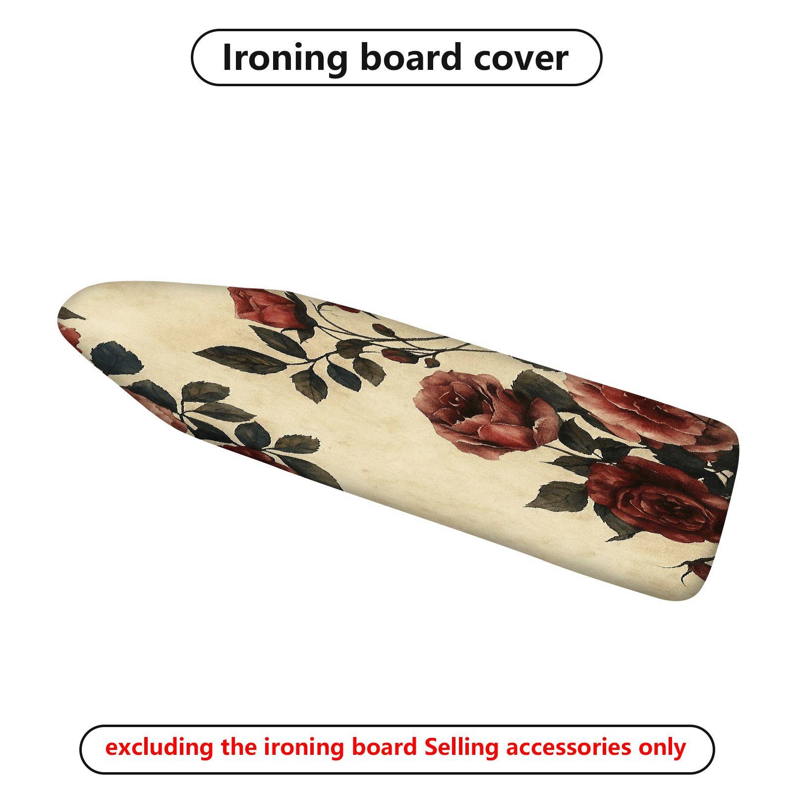 1-Piece Floral Pattern Vintage Retro  Ironing Board Cover, Universal Size, Without Board