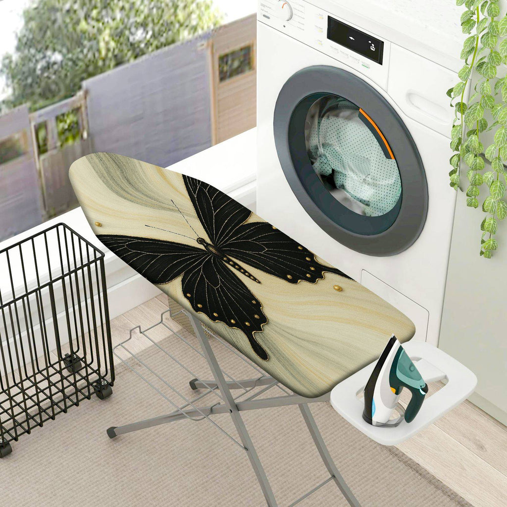 1-Piece Butterfly Elegant Abstract  Ironing Board Cover, Universal Size, Without Board