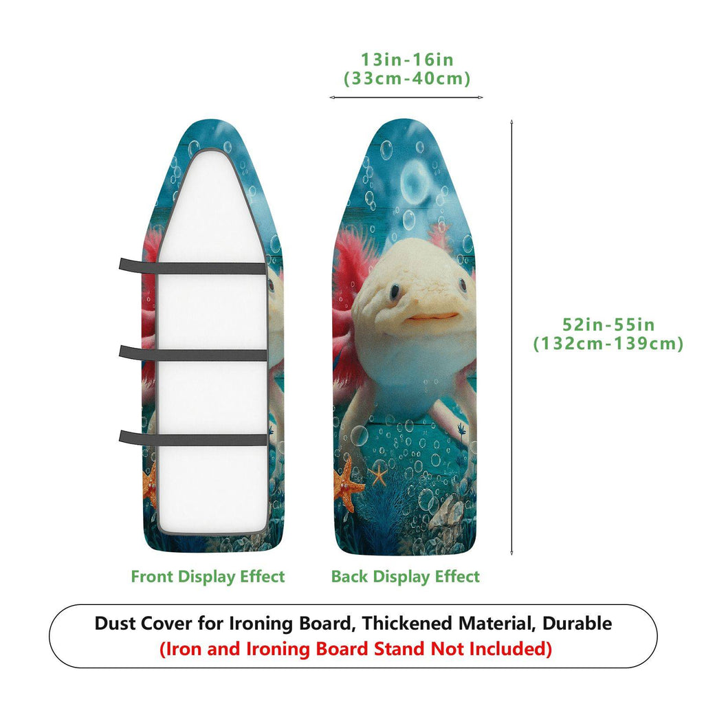 1-Piece Fish Bubbles Ocean  Ironing Board Cover, Universal Size, Without Board