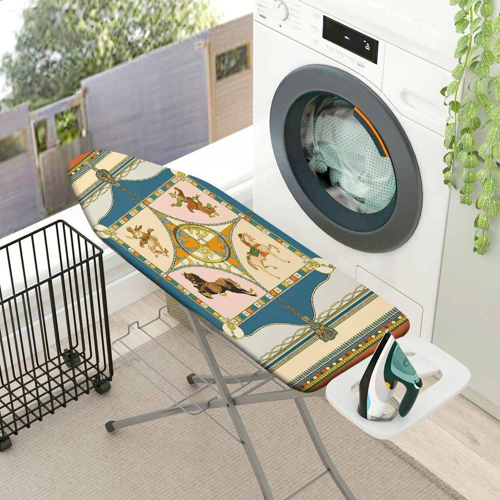 1-Piece Animal Art Vintage  Ironing Board Cover, Universal Size, Without Board
