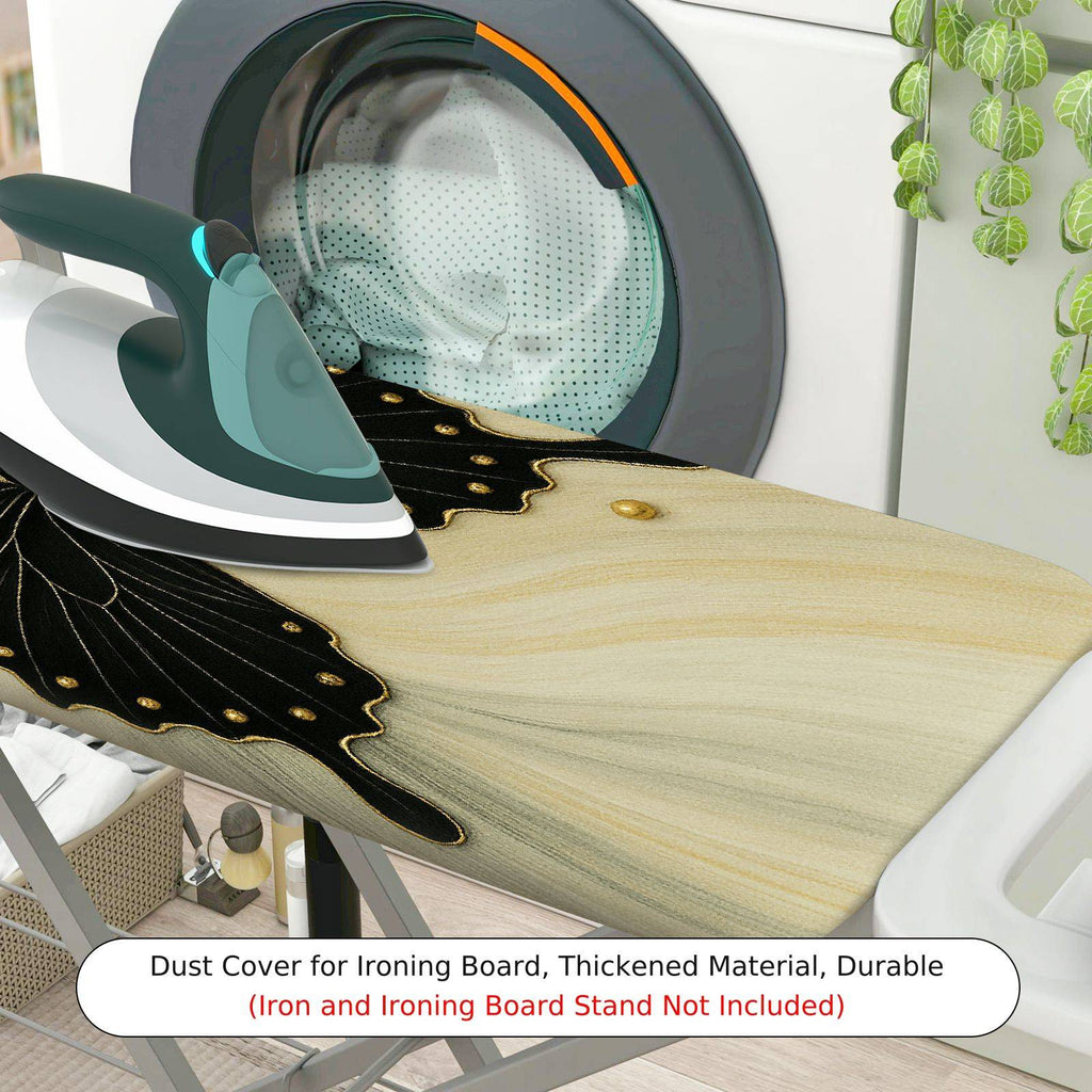 1-Piece Butterfly Elegant Abstract  Ironing Board Cover, Universal Size, Without Board