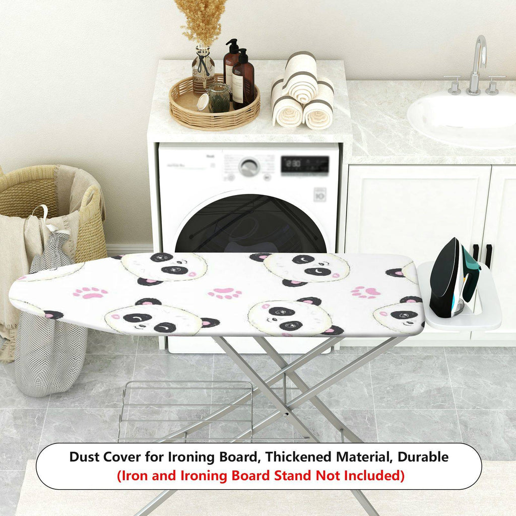 1-Piece Panda  Animal Pink  Ironing Board Cover, Universal Size, Without Board