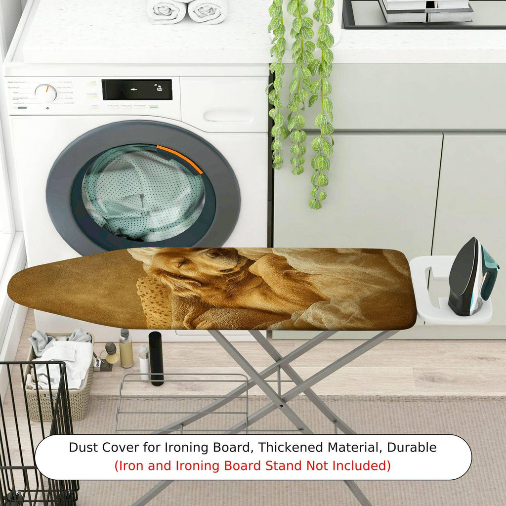 1-Piece Dog Sleeping Cozy Animal  Ironing Board Cover, Universal Size, Without Board