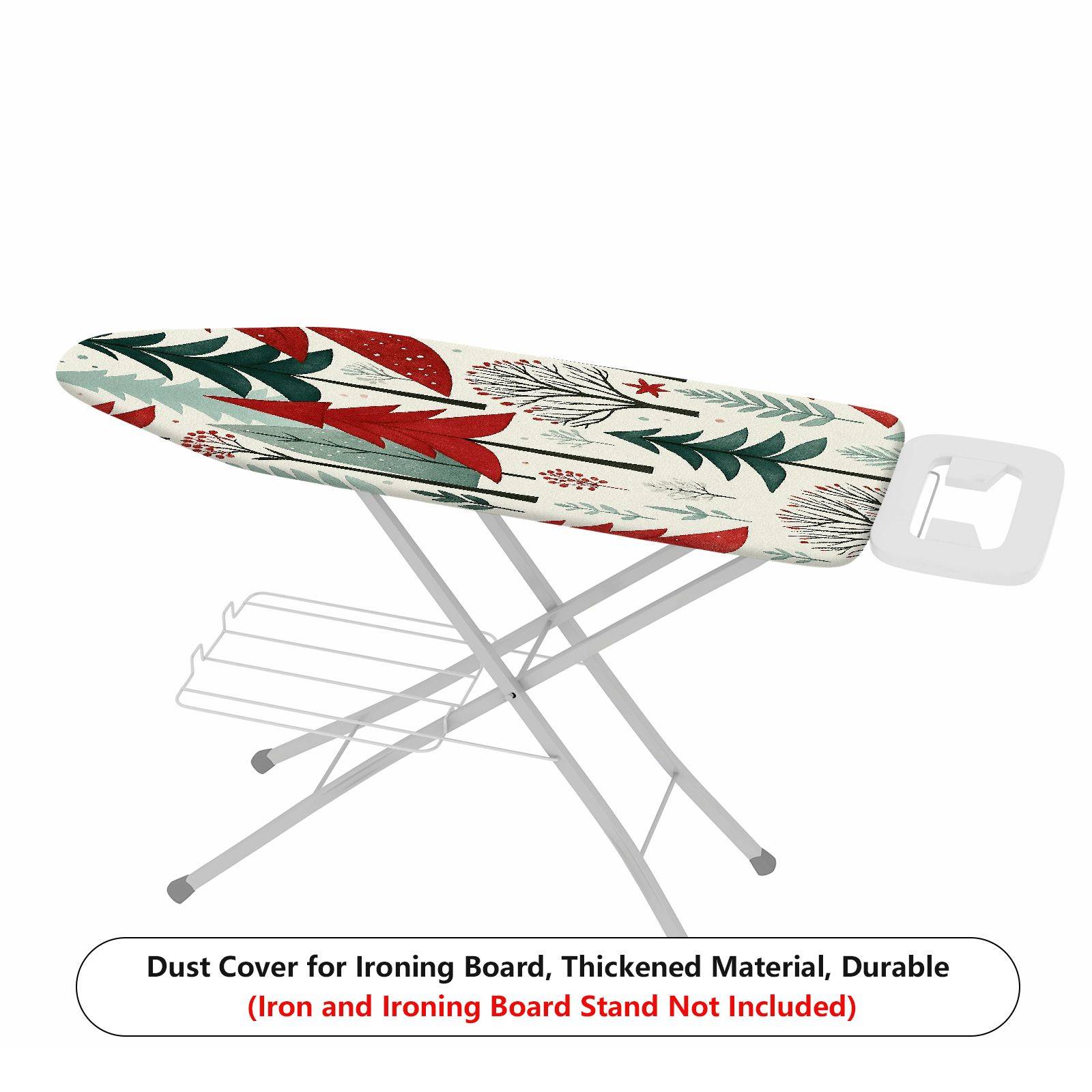 1-Piece Christmas Tree Forest Pattern Holiday Decoration  Ironing Board Cover, Universal Size, Without Board