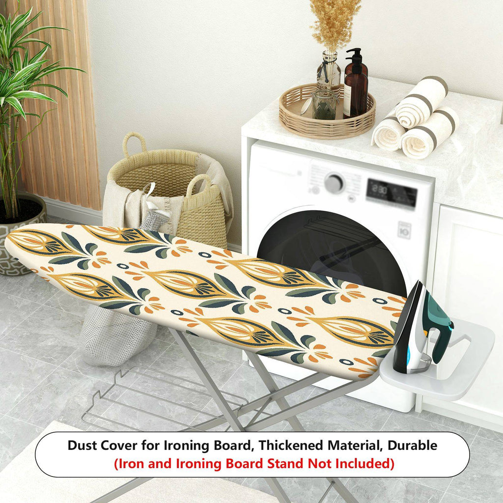 1-Piece Iron Art Floral Retro  Ironing Board Cover, Universal Size, Without Board