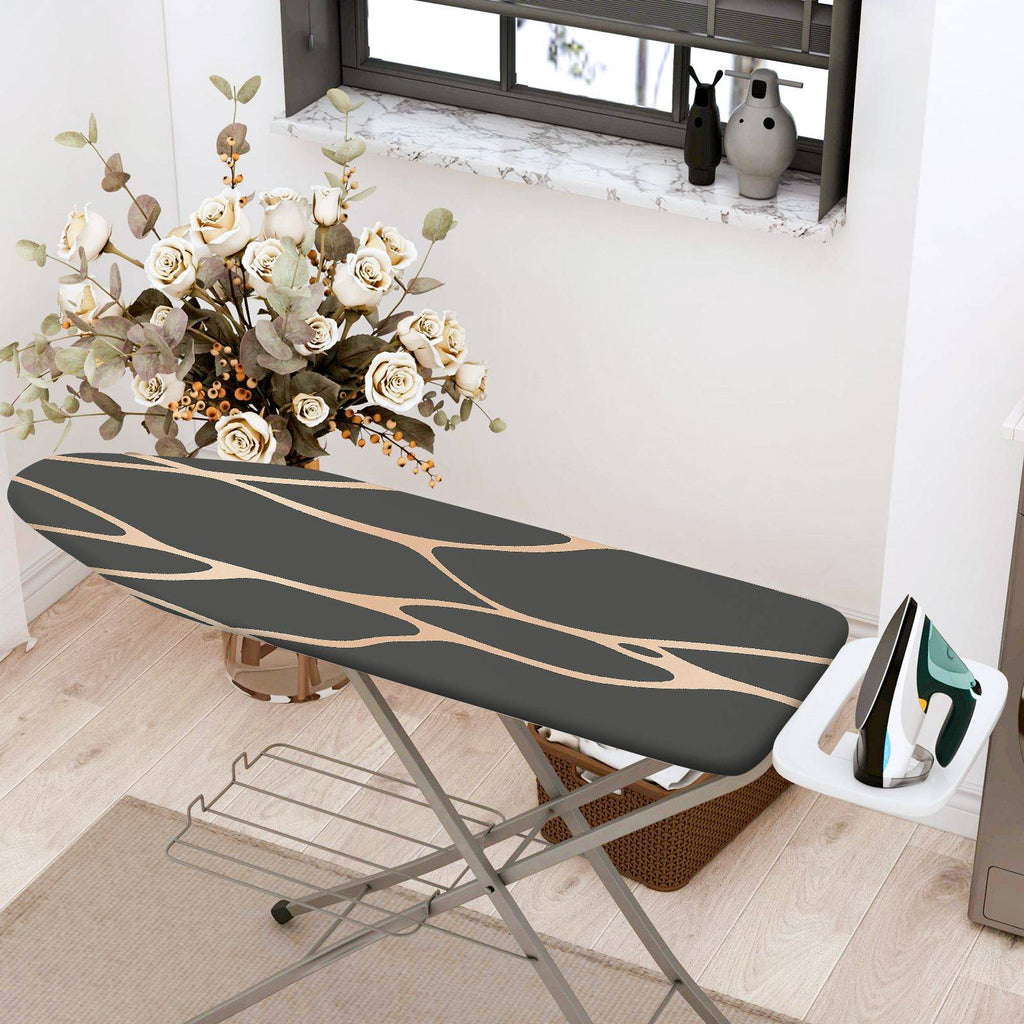 1-Piece Abstract Geometric Modern  Ironing Board Cover, Universal Size, Without Board