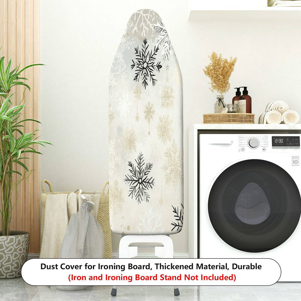 1-Piece Snowflake Christmas Winter  Ironing Board Cover, Universal Size, Without Board