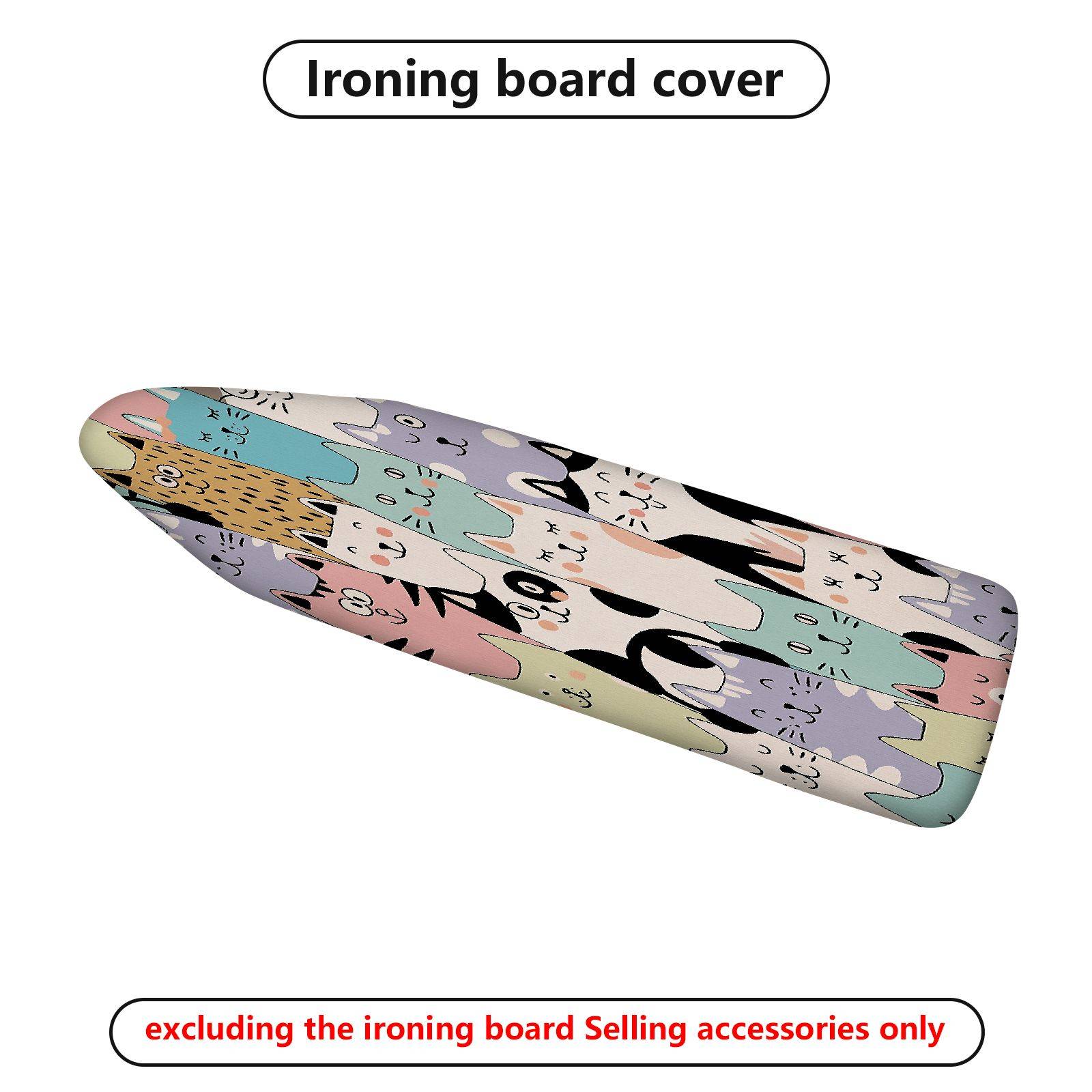 1-Piece Animal Pastel  Ironing Board Cover, Universal Size, Without Board