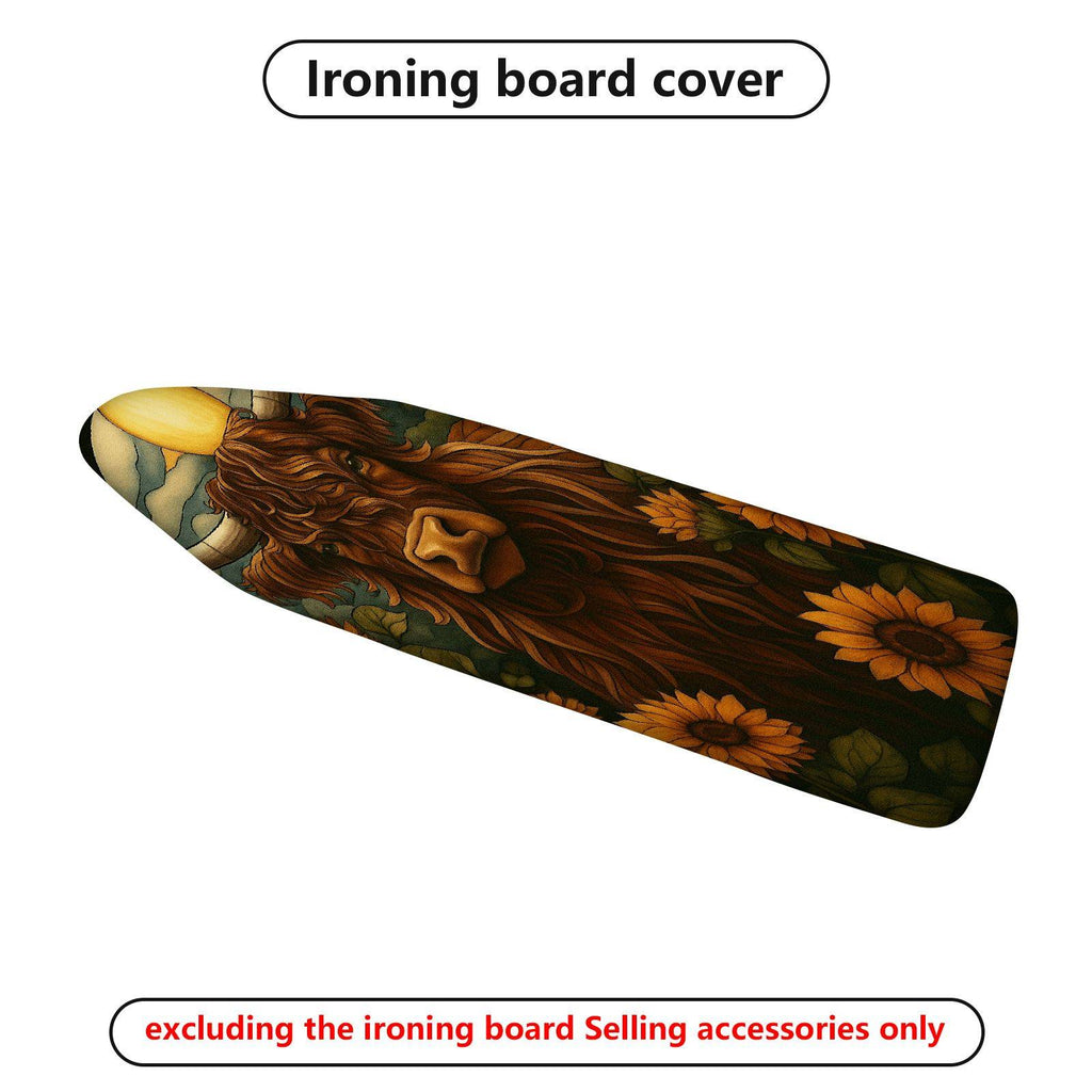 1-Piece Floral Animal Sunflower  Ironing Board Cover, Universal Size, Without Board