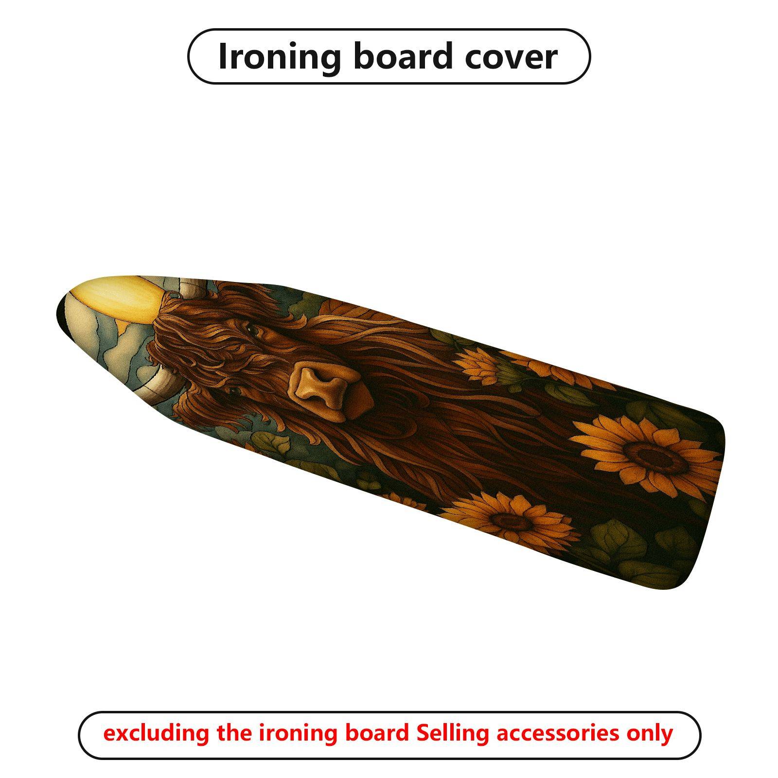 1-Piece Floral Animal Sunflower  Ironing Board Cover, Universal Size, Without Board