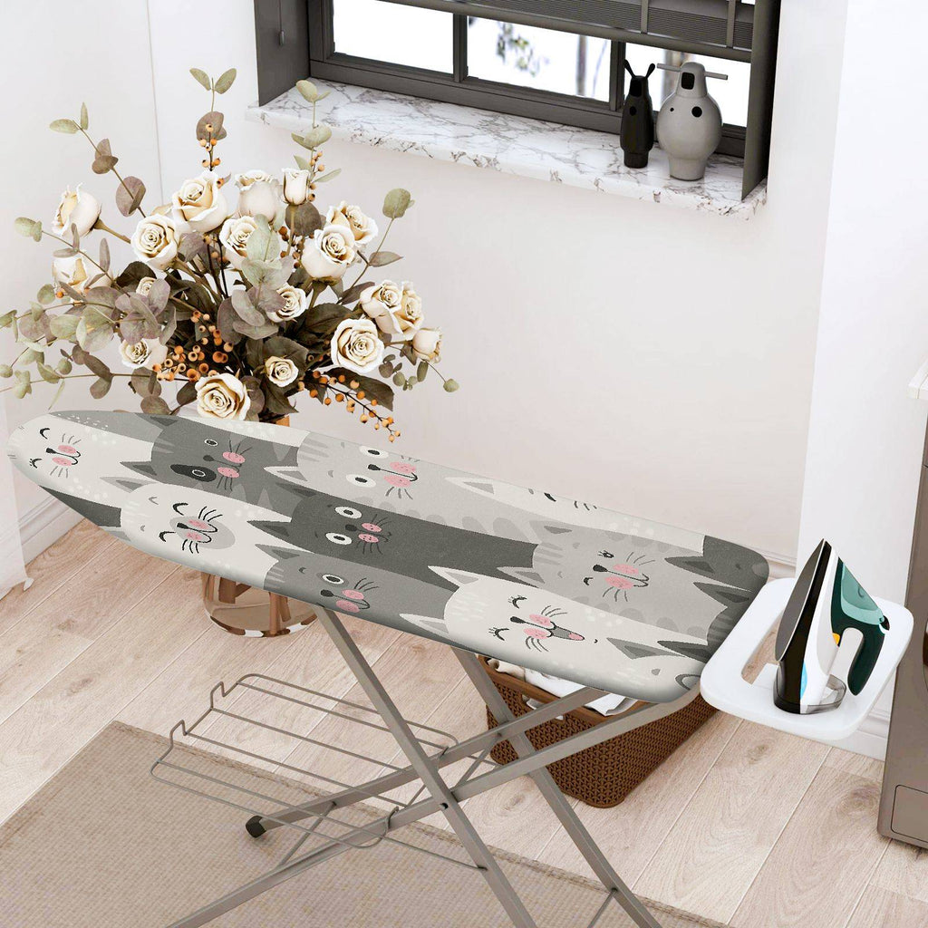 1-Piece Cat Pattern Animal Cute  Ironing Board Cover, Universal Size, Without Board