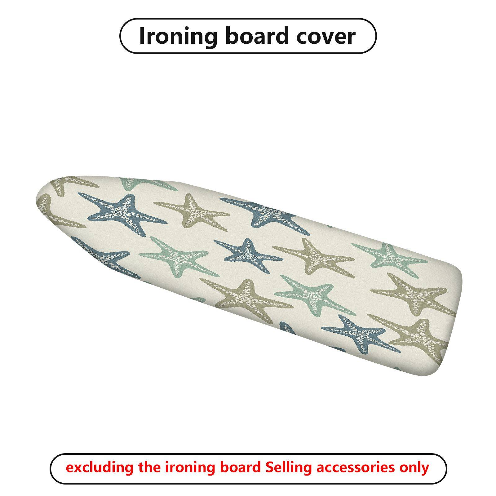 1-Piece Starfish Ocean Beach  Ironing Board Cover, Universal Size, Without Board