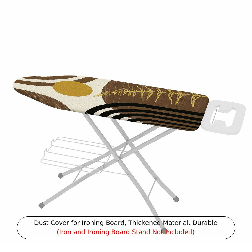 1-Piece Abstract Nature Pattern Brown  Ironing Board Cover, Universal Size, Without Board