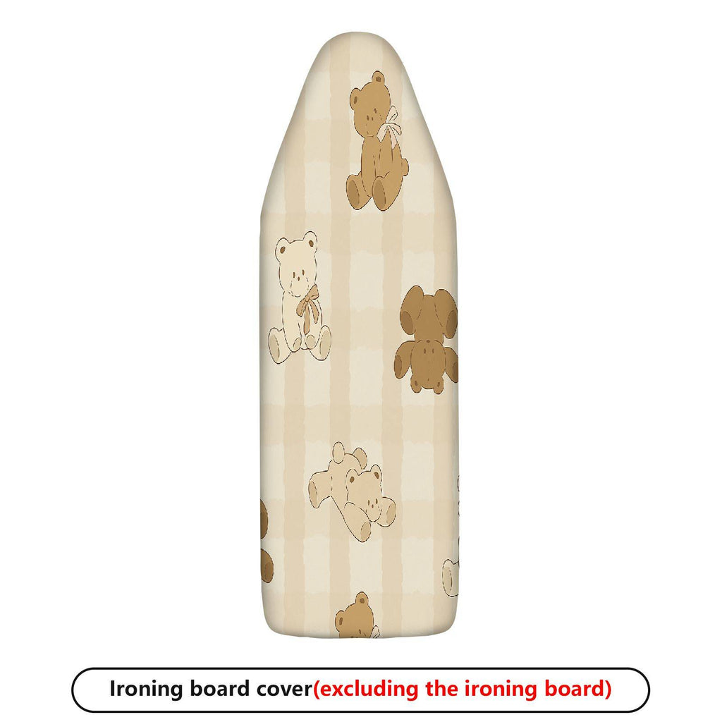 1-Piece Teddy Brown Beige  Ironing Board Cover, Universal Size, Without Board