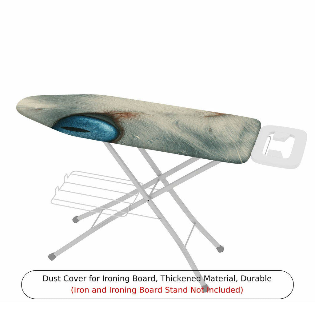 1-Piece Cat Eye Animal Print Blue  Ironing Board Cover, Universal Size, Without Board
